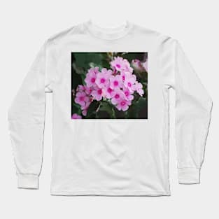 Pretty Pink Floral Blooms Long Sleeve T-Shirt